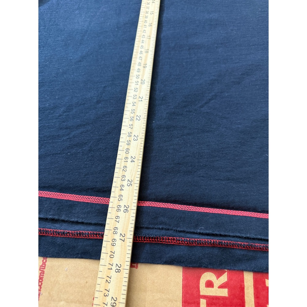 Thom Browne Navy Blue Stitch Cotton T-Shirt Size 3 Made in Japan With Issue - Picture 3 of 8